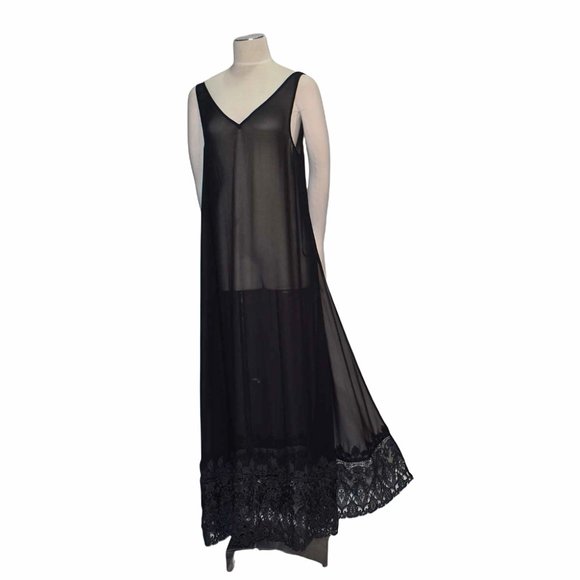 Ted Baker Black Sheer Swim Coverup - Picture 1 of 5